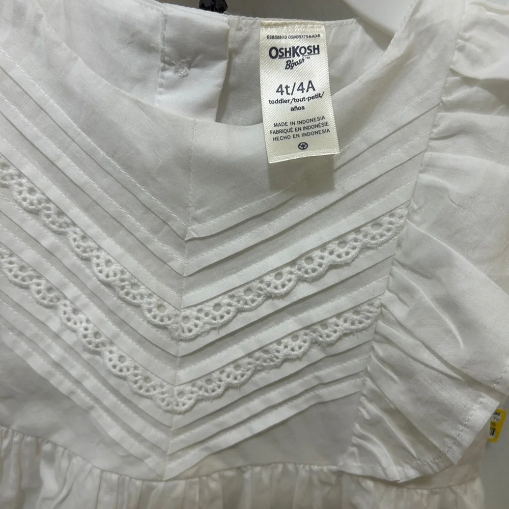 OshKosh B'gosh Elegant White Dress